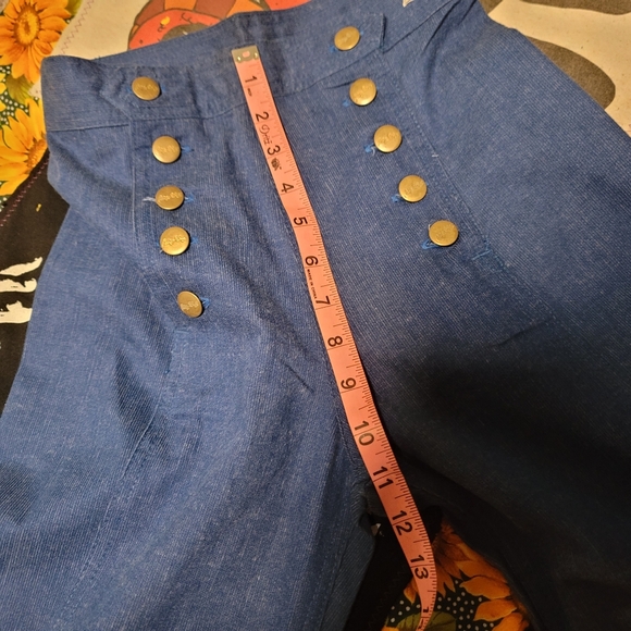BIG-ELY BEAUTIFUL JEANS Deadstock 70's Rare Sailor Flares - Picture 3 of 12